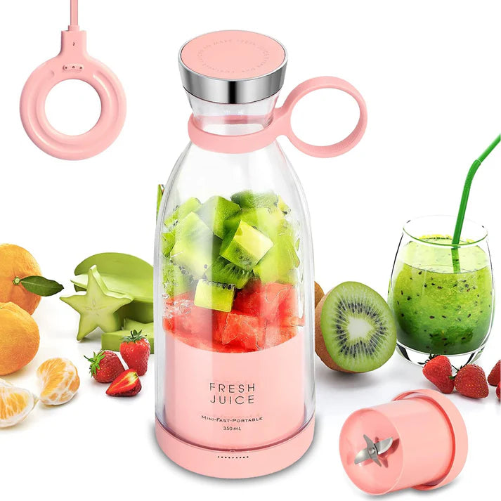 Portable Mini Juice Blender – USB Rechargeable Smoothie Maker